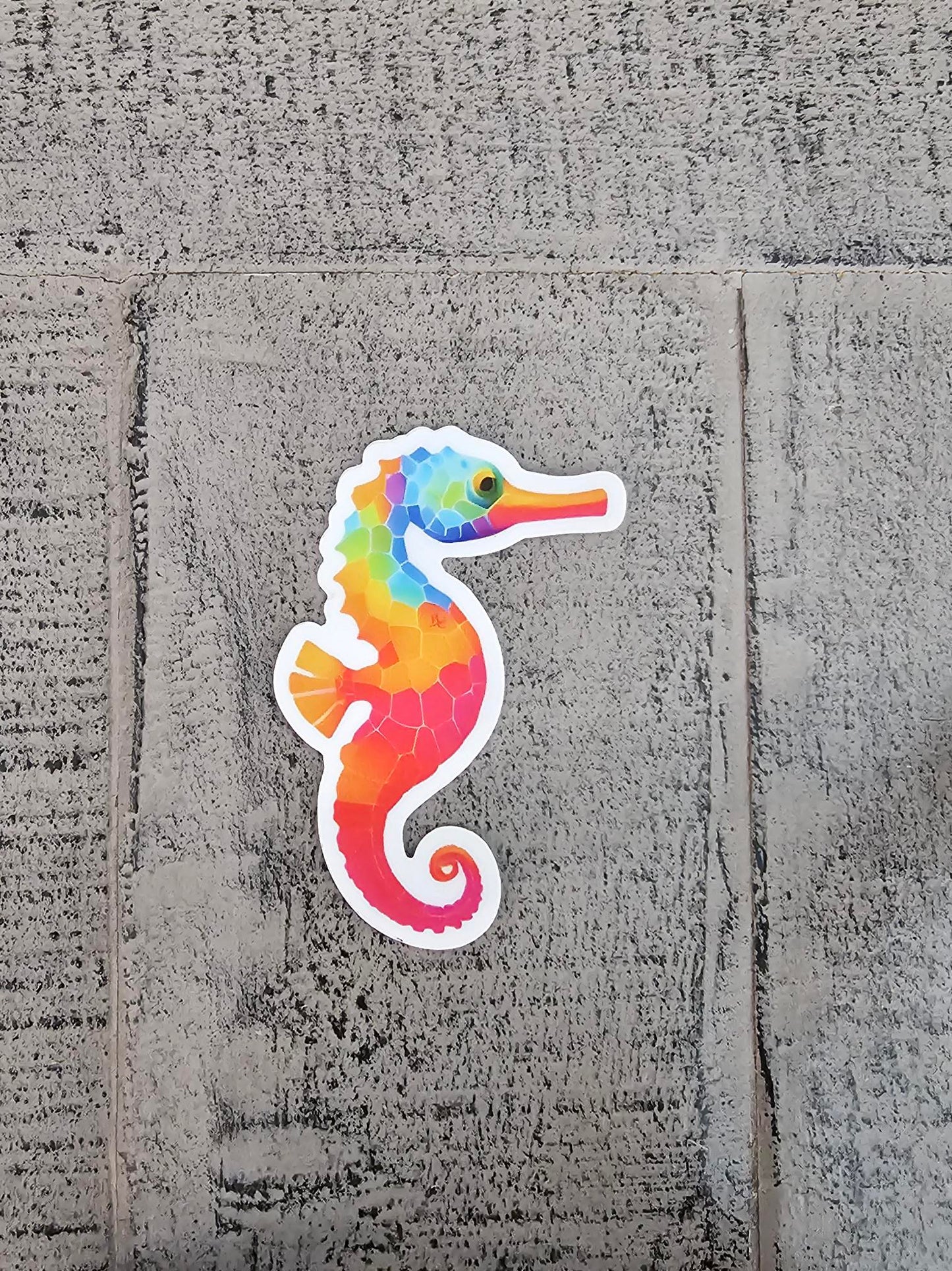 Seahorse Vinyl Sticker