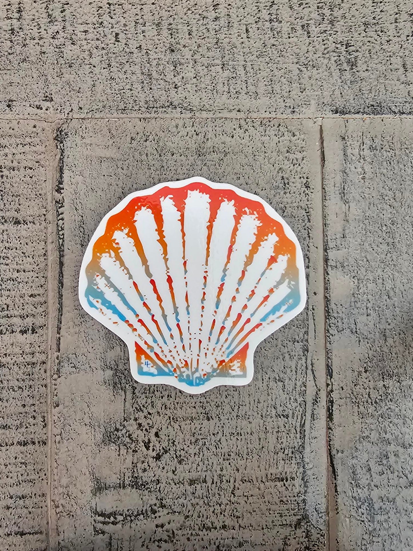 Hatteras Life Seashell Vinyl Sticker