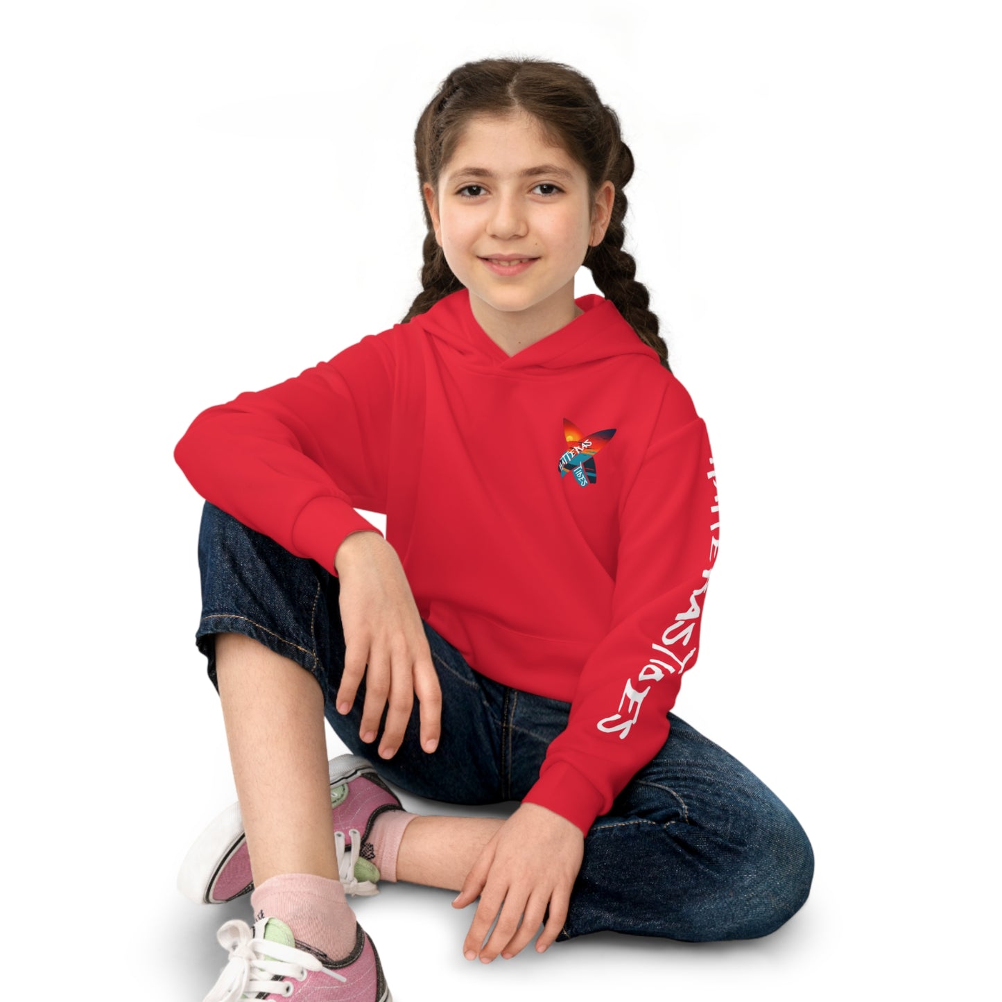 Tides Children's Hoodie (Red)