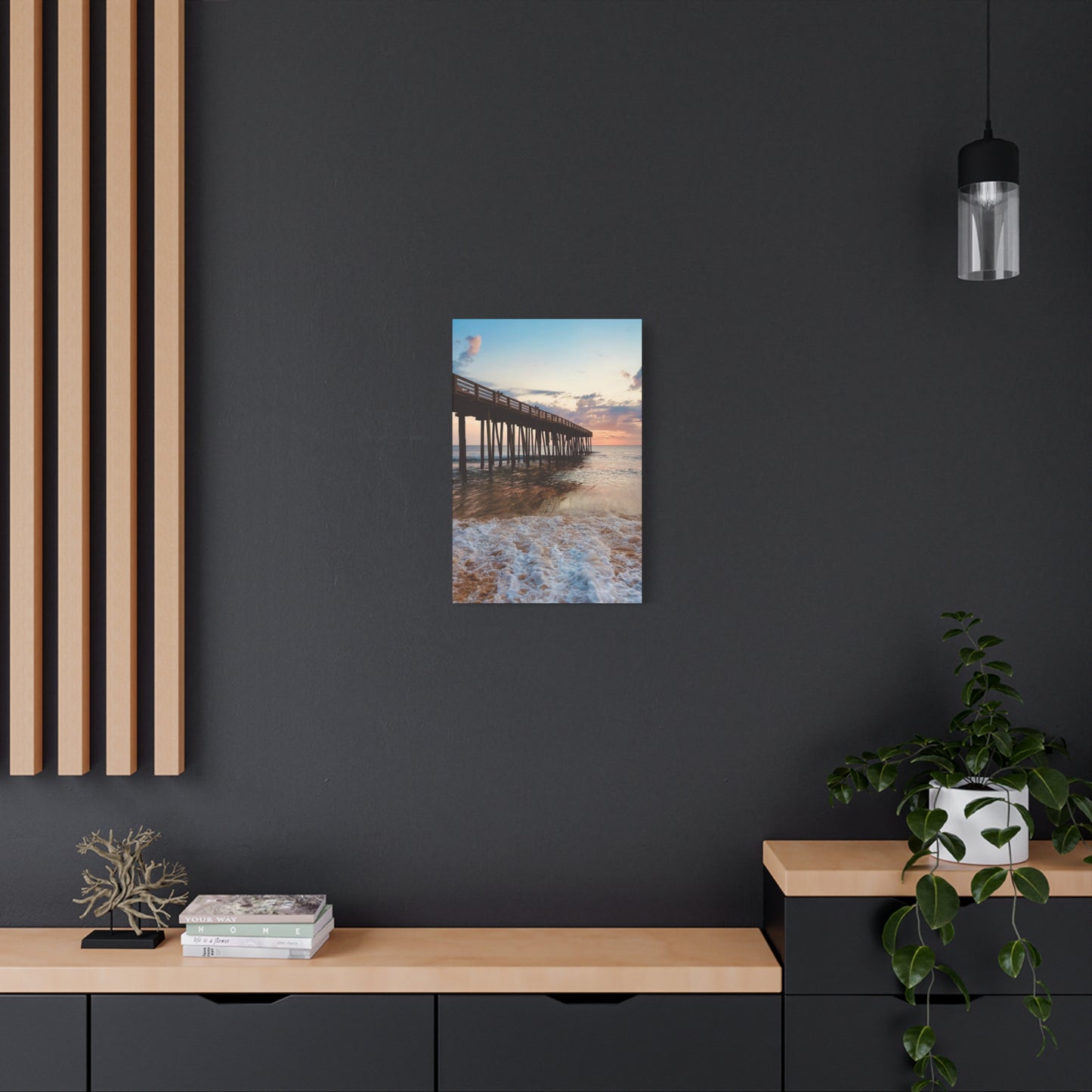 Pier Rise Matte Canvas