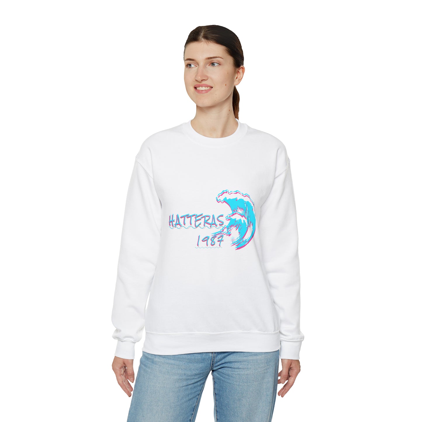 Vintage Hatteras Uni Heavy Blend™ Crewneck Sweatshirt