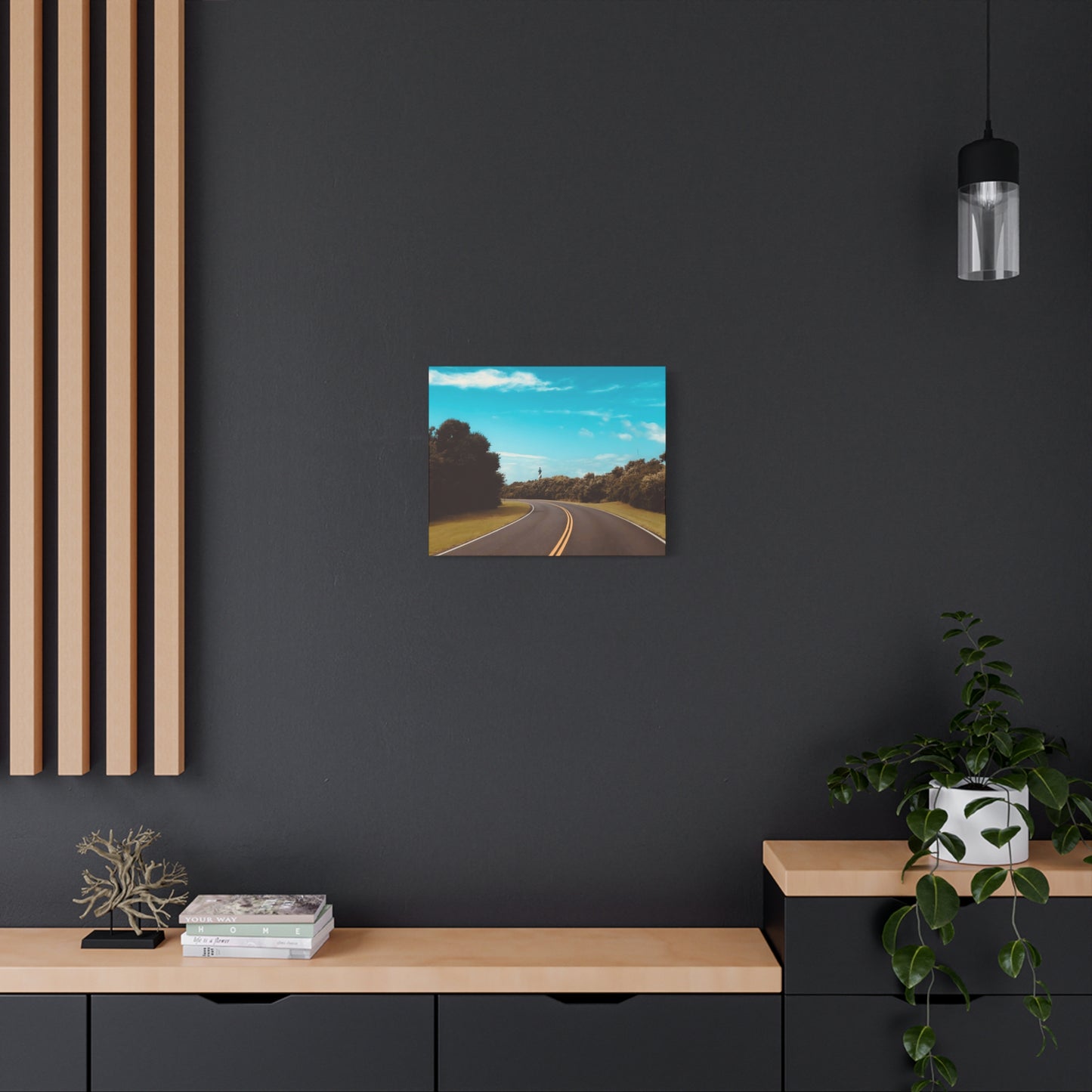 Lighthouse Drive Matte Canvas