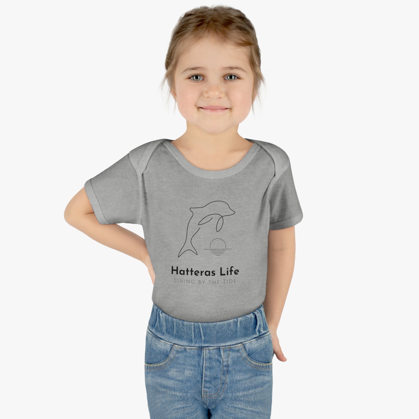 Infant Baby Rib Bodysuit - Living by the Tide