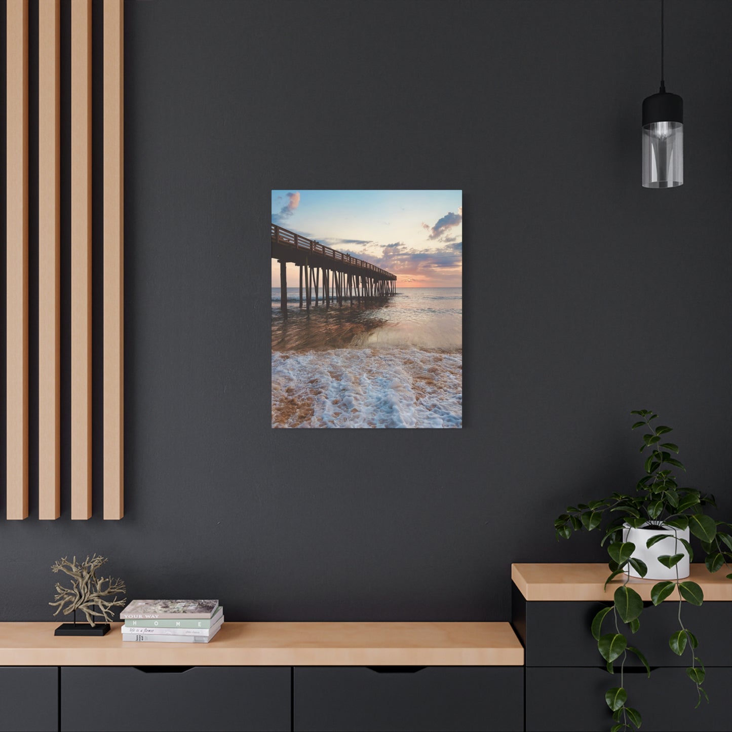 Pier Rise Matte Canvas