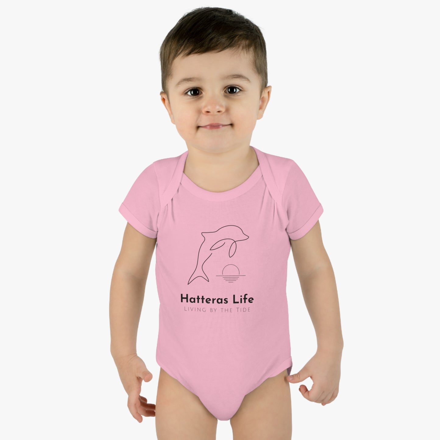 Infant Baby Rib Bodysuit - Living by the Tide