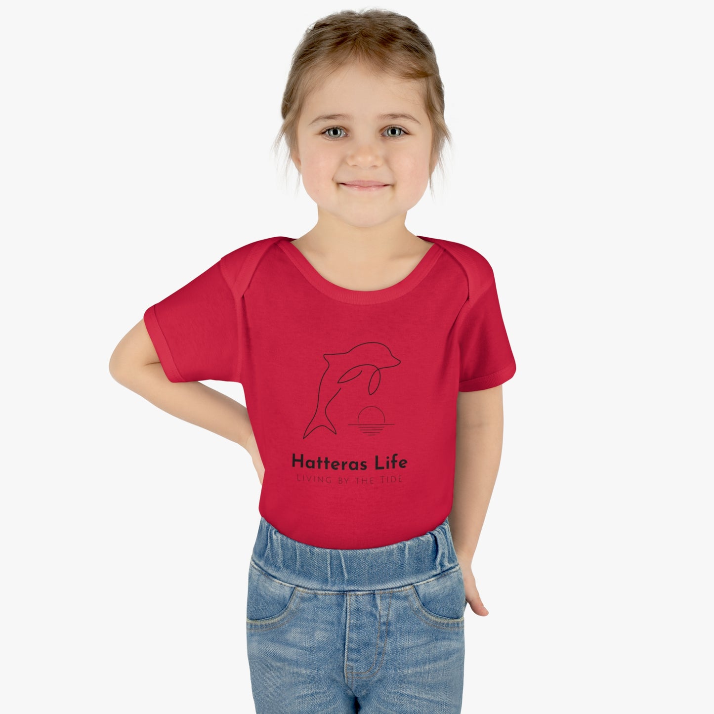 Infant Baby Rib Bodysuit - Living by the Tide