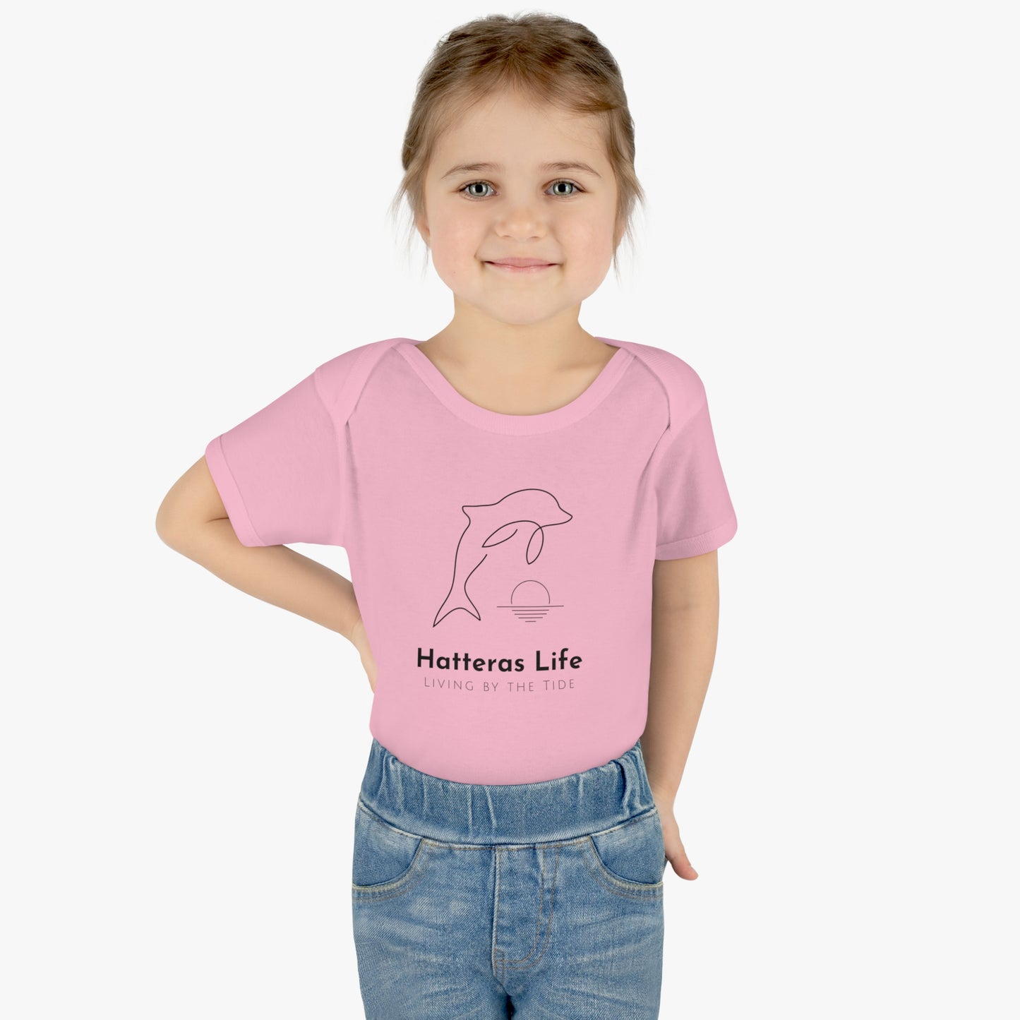 Infant Baby Rib Bodysuit - Living by the Tide