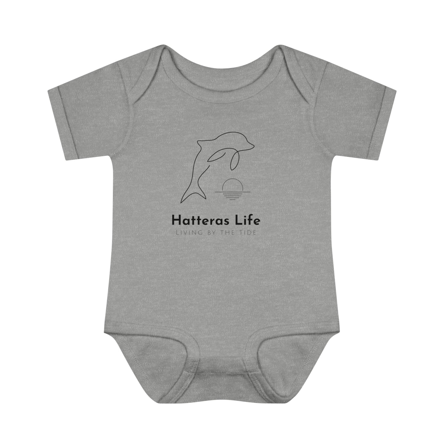 Infant Baby Rib Bodysuit - Living by the Tide