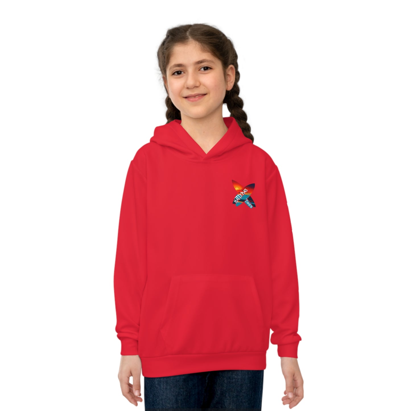 Tides Children's Hoodie (Red)