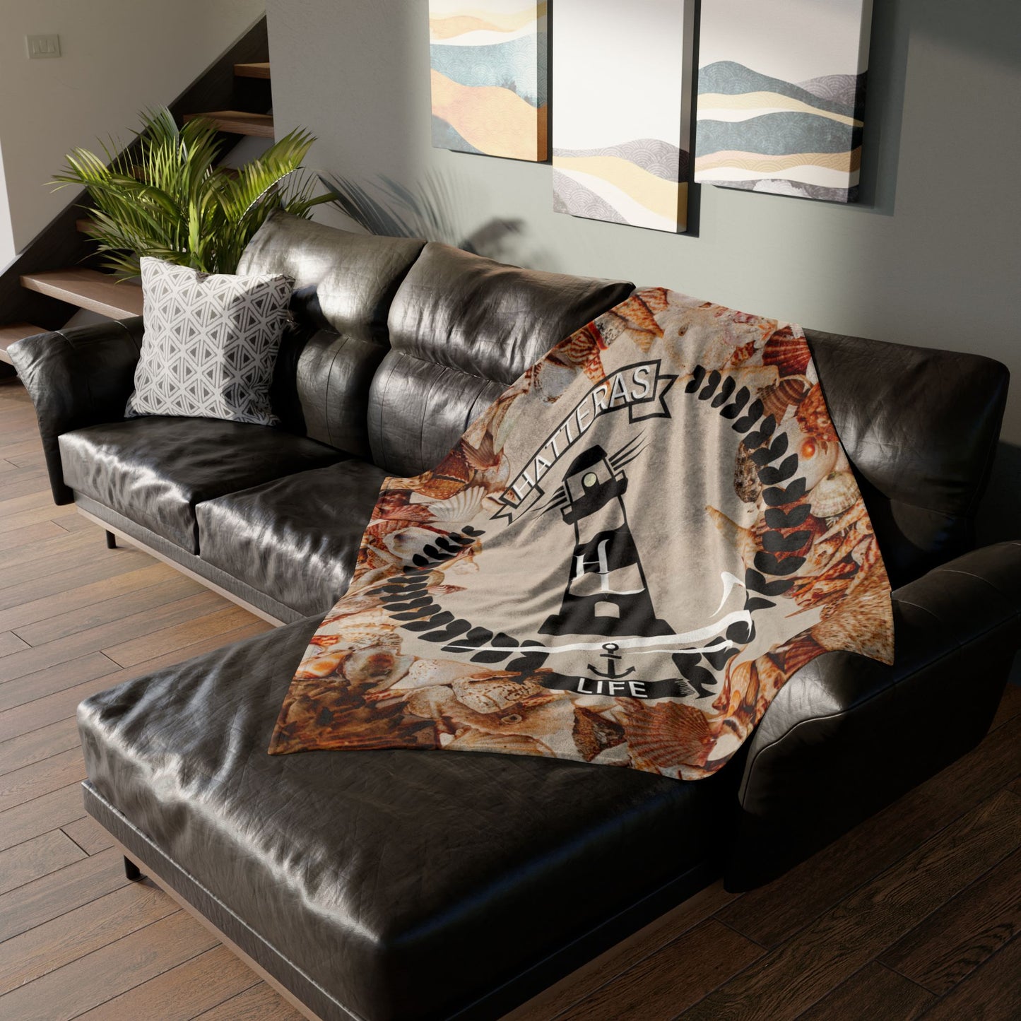 Lighthouse Soft Polyester Blanket