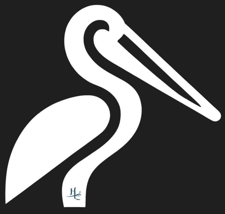Hatteras Life Pelican, Clear Vinyl Sticker
