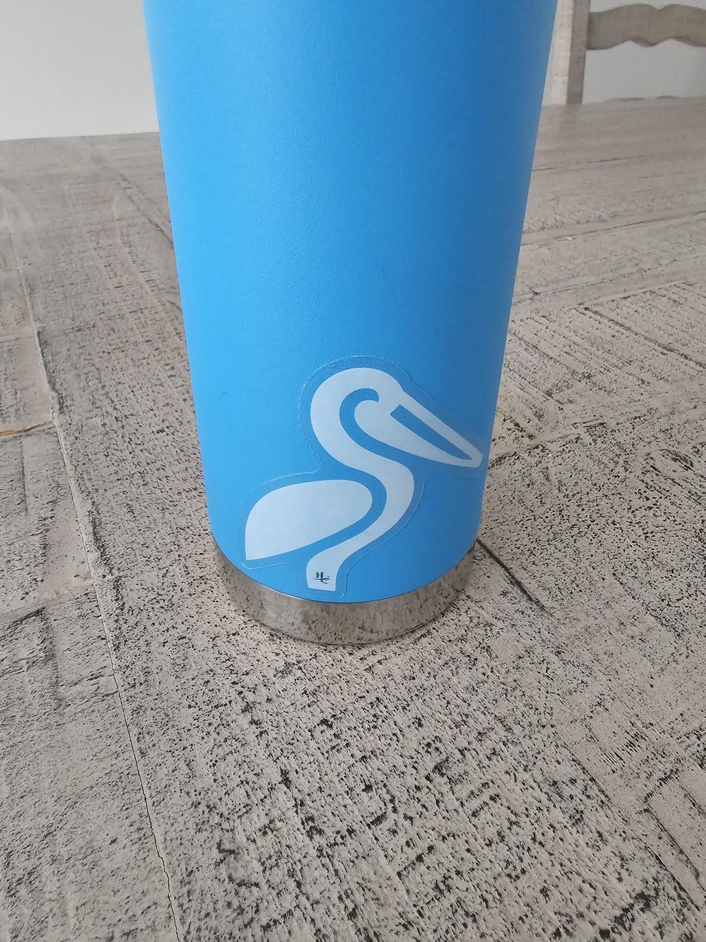 Hatteras Life Pelican, Clear Vinyl Sticker