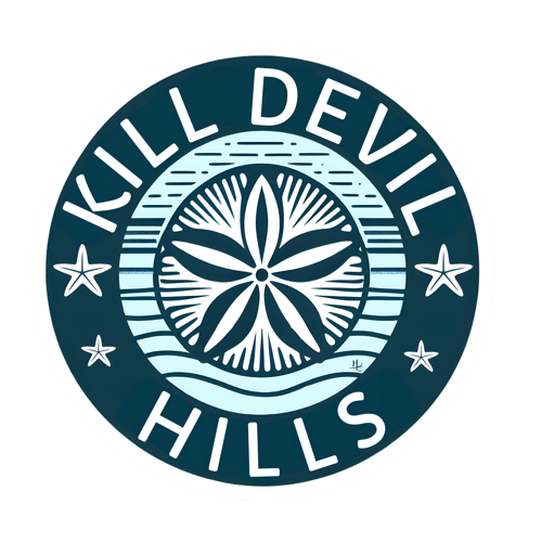 Kill Devil HIlls Sand Dollar Sticker