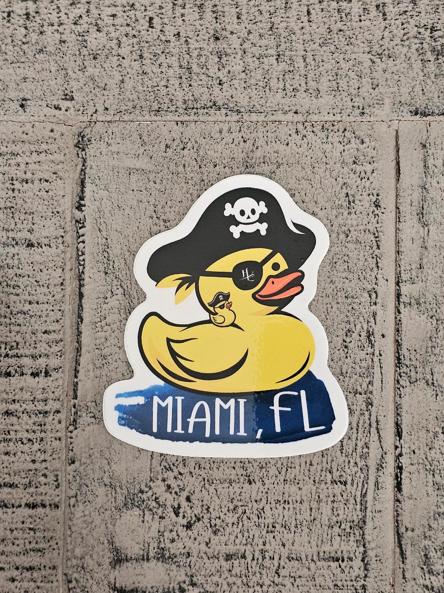 Miami - Ducky Banx Vinyl, Die Cut Sticker