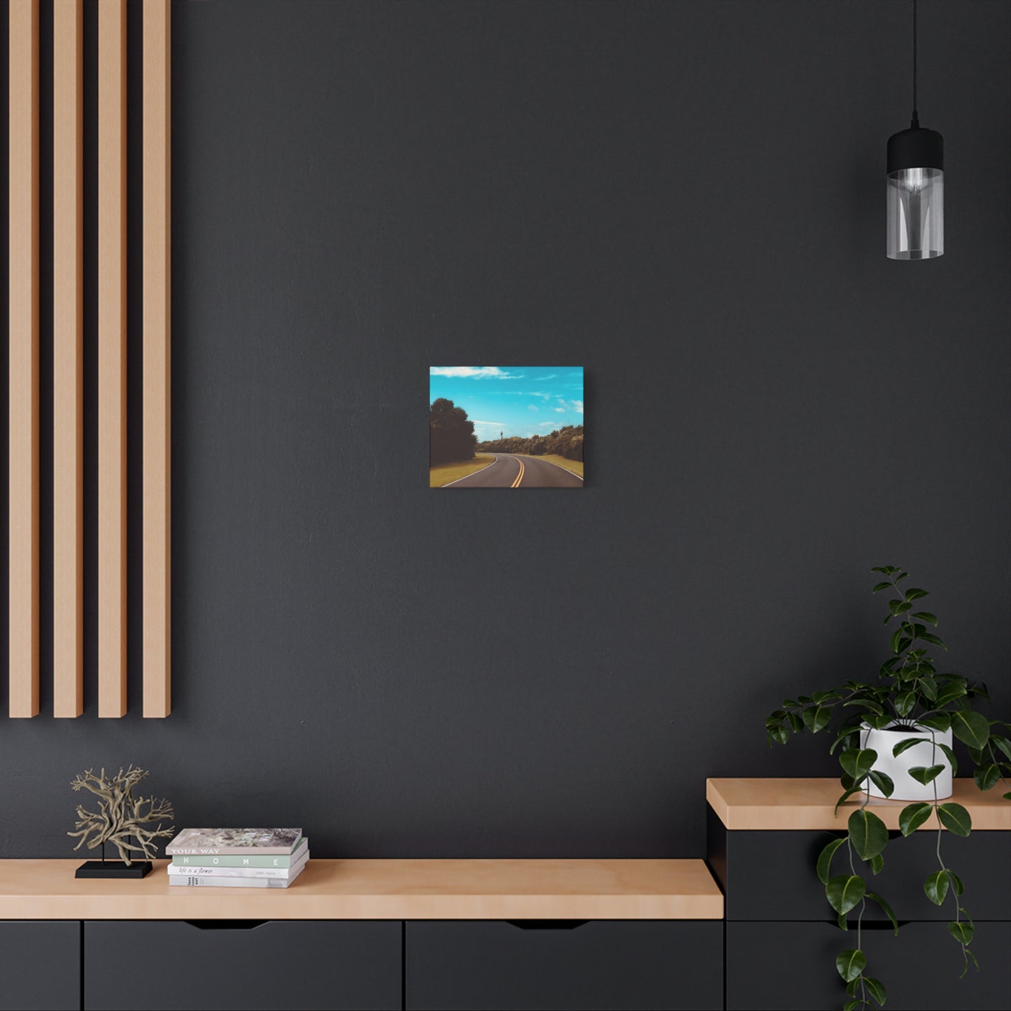 Lighthouse Drive Matte Canvas