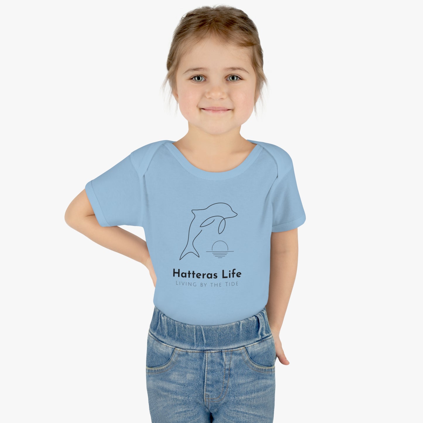 Infant Baby Rib Bodysuit - Living by the Tide