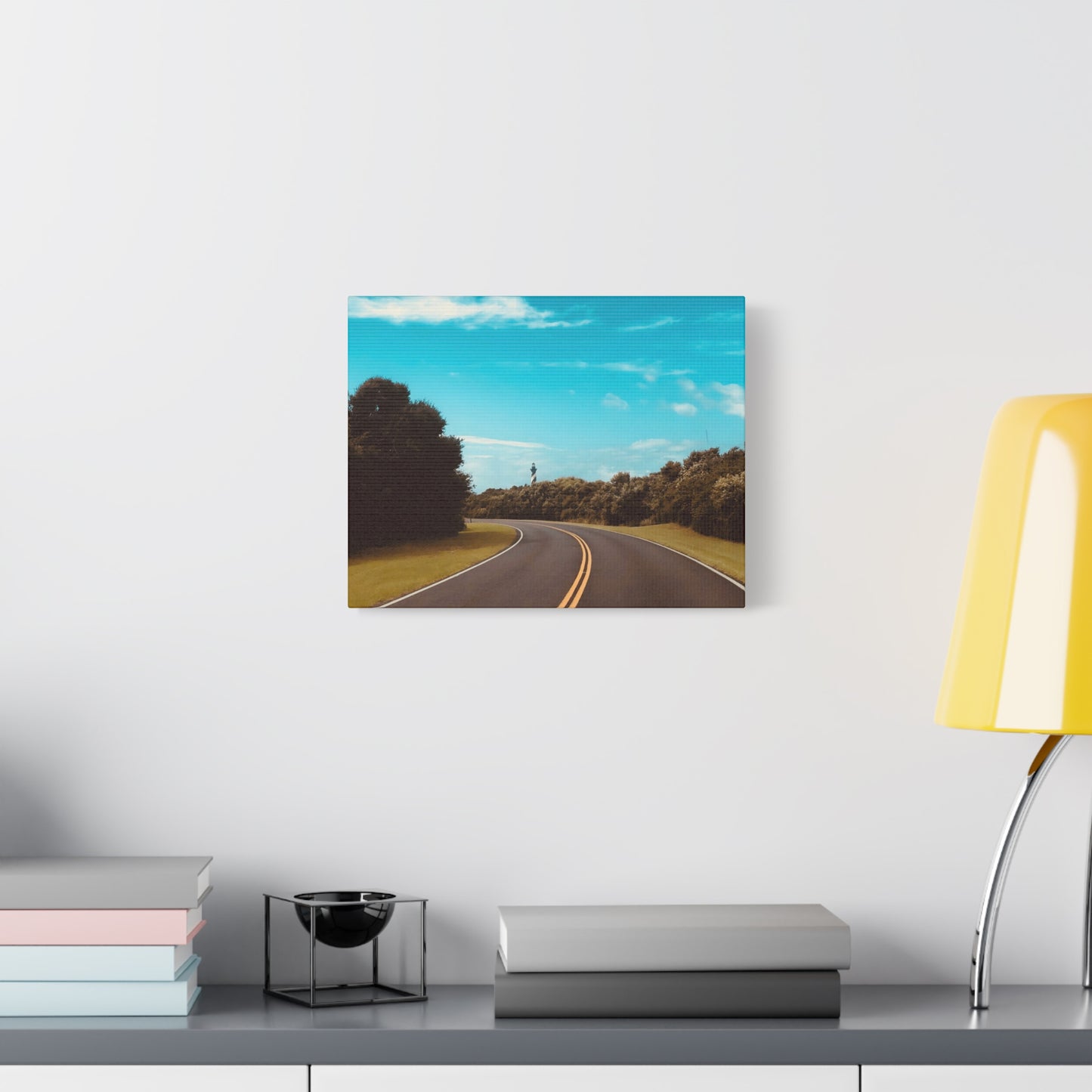 Lighthouse Drive Matte Canvas