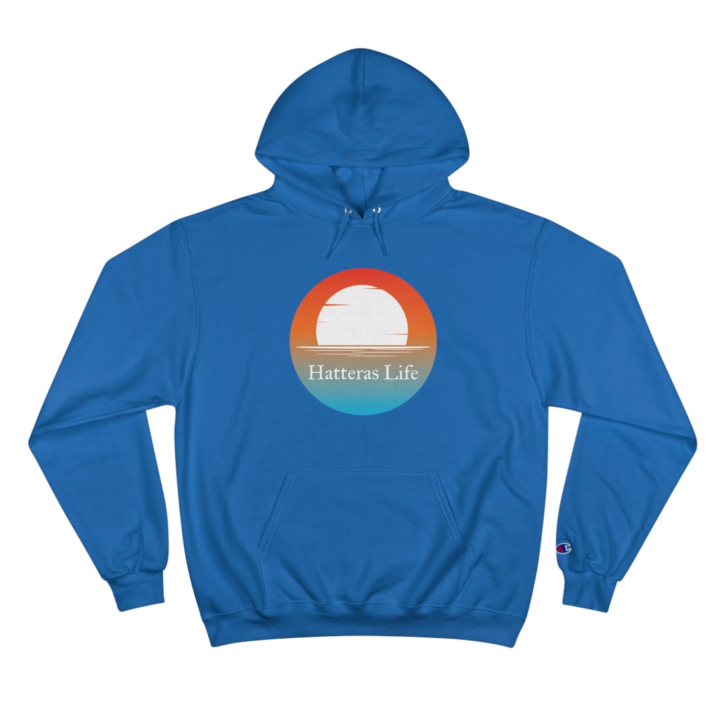 Champion Hoodie - Hatteras Life Red Sky.