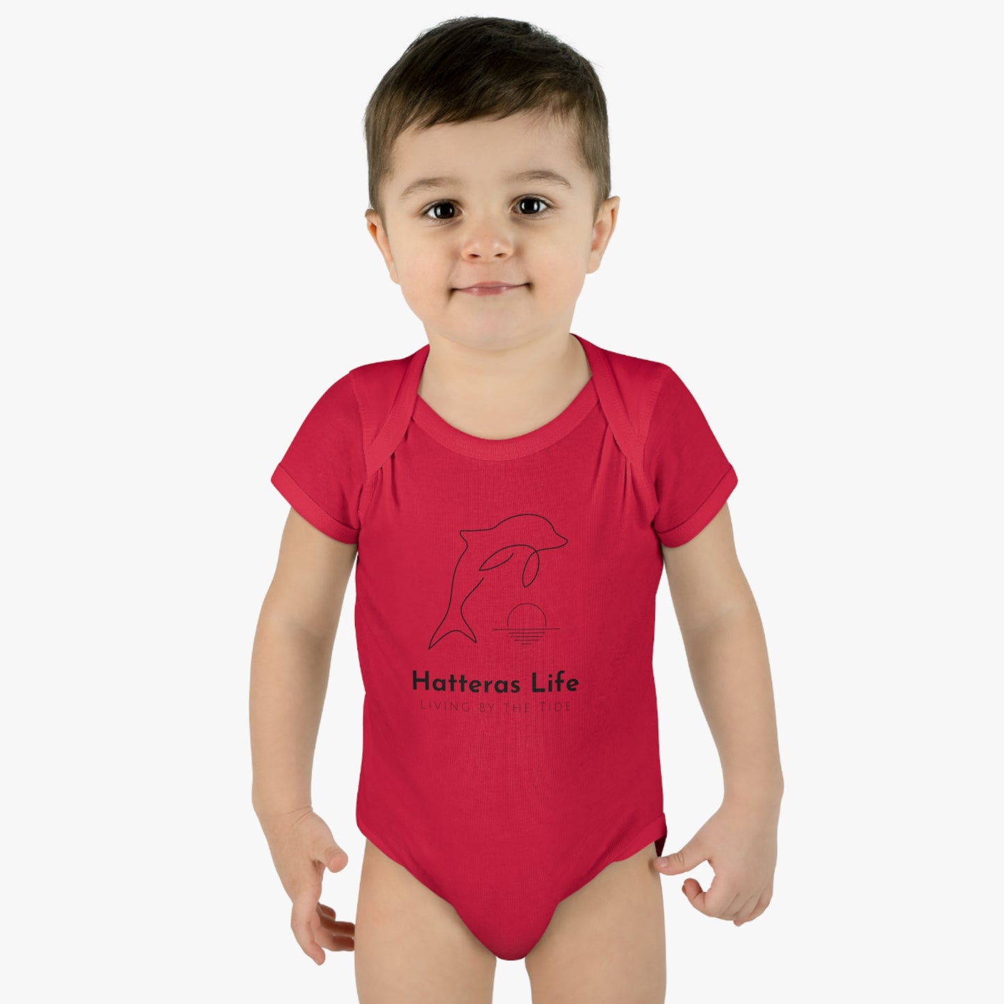 Infant Baby Rib Bodysuit - Living by the Tide