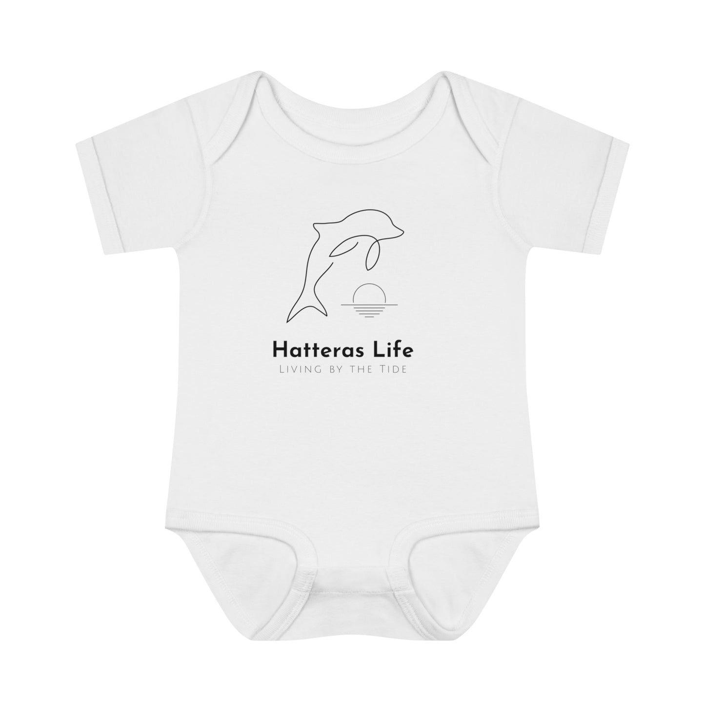 Infant Baby Rib Bodysuit - Living by the Tide