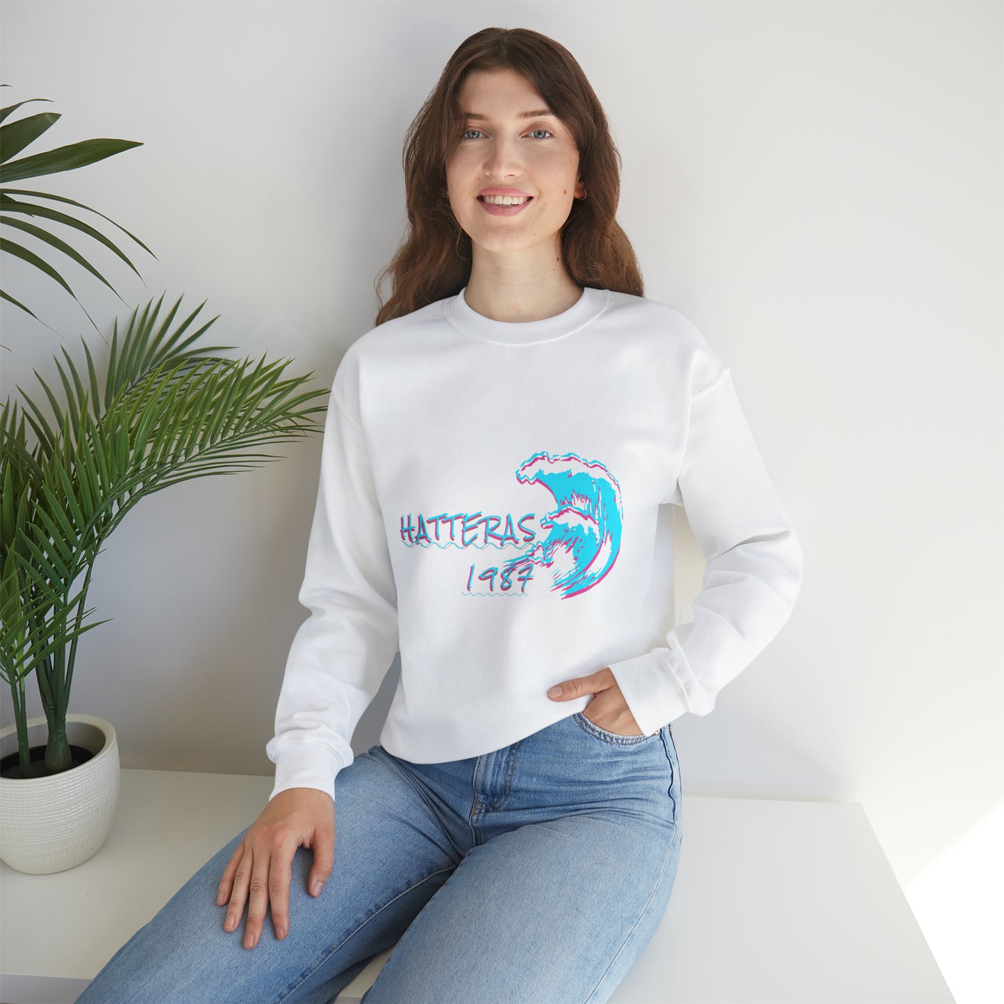 Vintage Hatteras Uni Heavy Blend™ Crewneck Sweatshirt