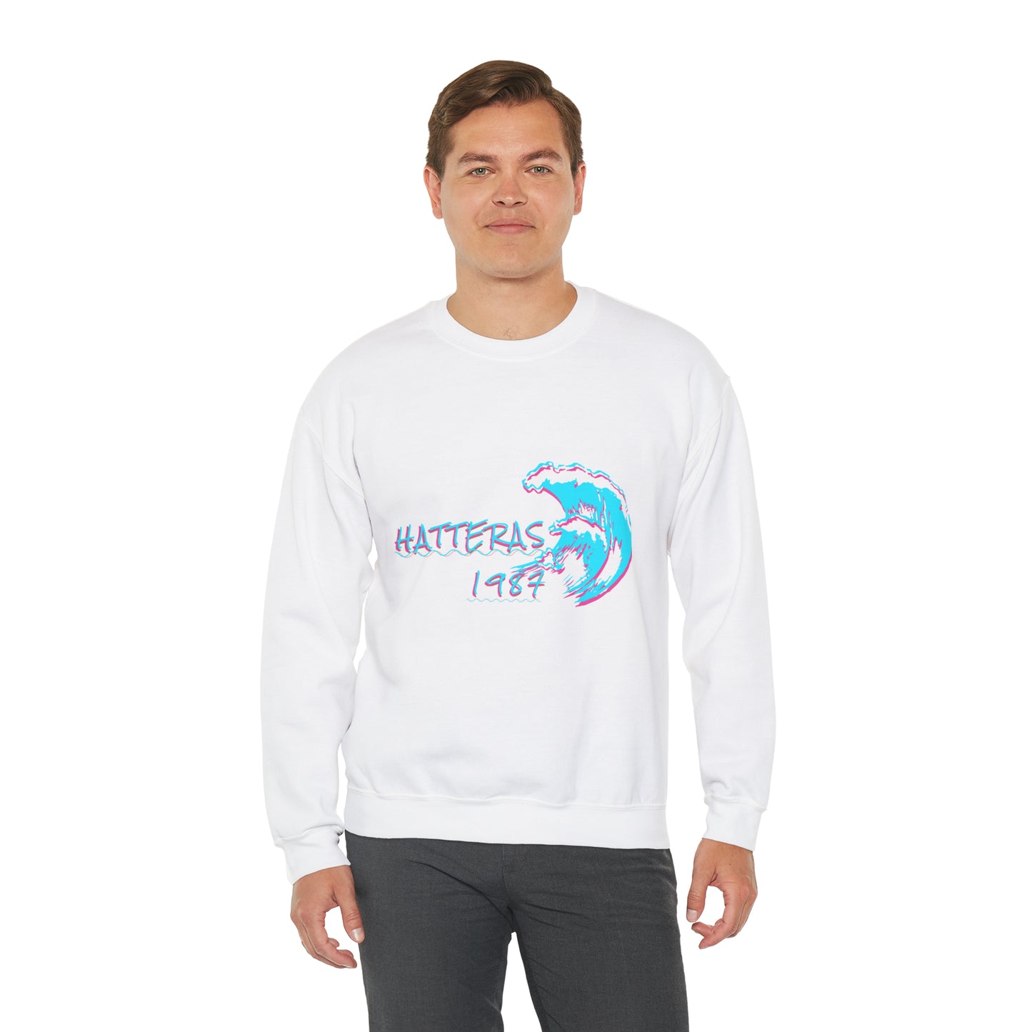 Vintage Hatteras Uni Heavy Blend™ Crewneck Sweatshirt