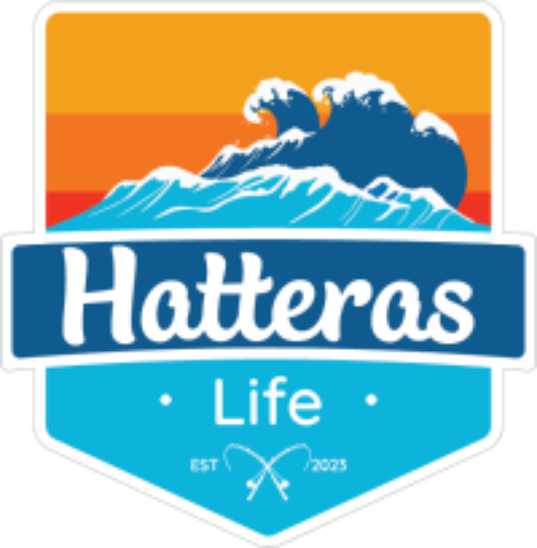 Hatteras Life Clear Vinyl Badge Sticker