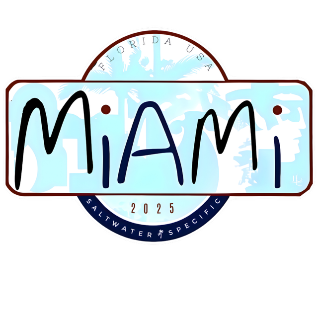 Miami Blue Sticker