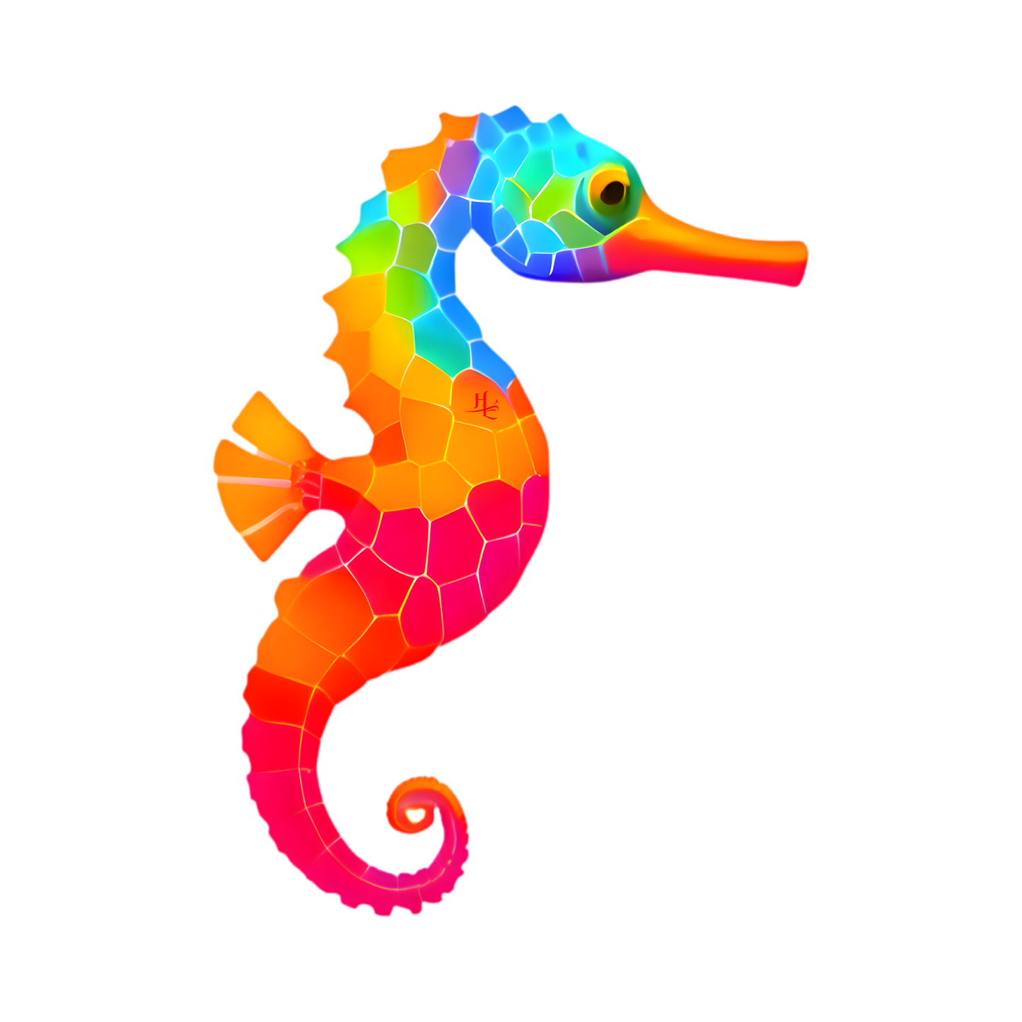 Seahorse Vinyl Sticker
