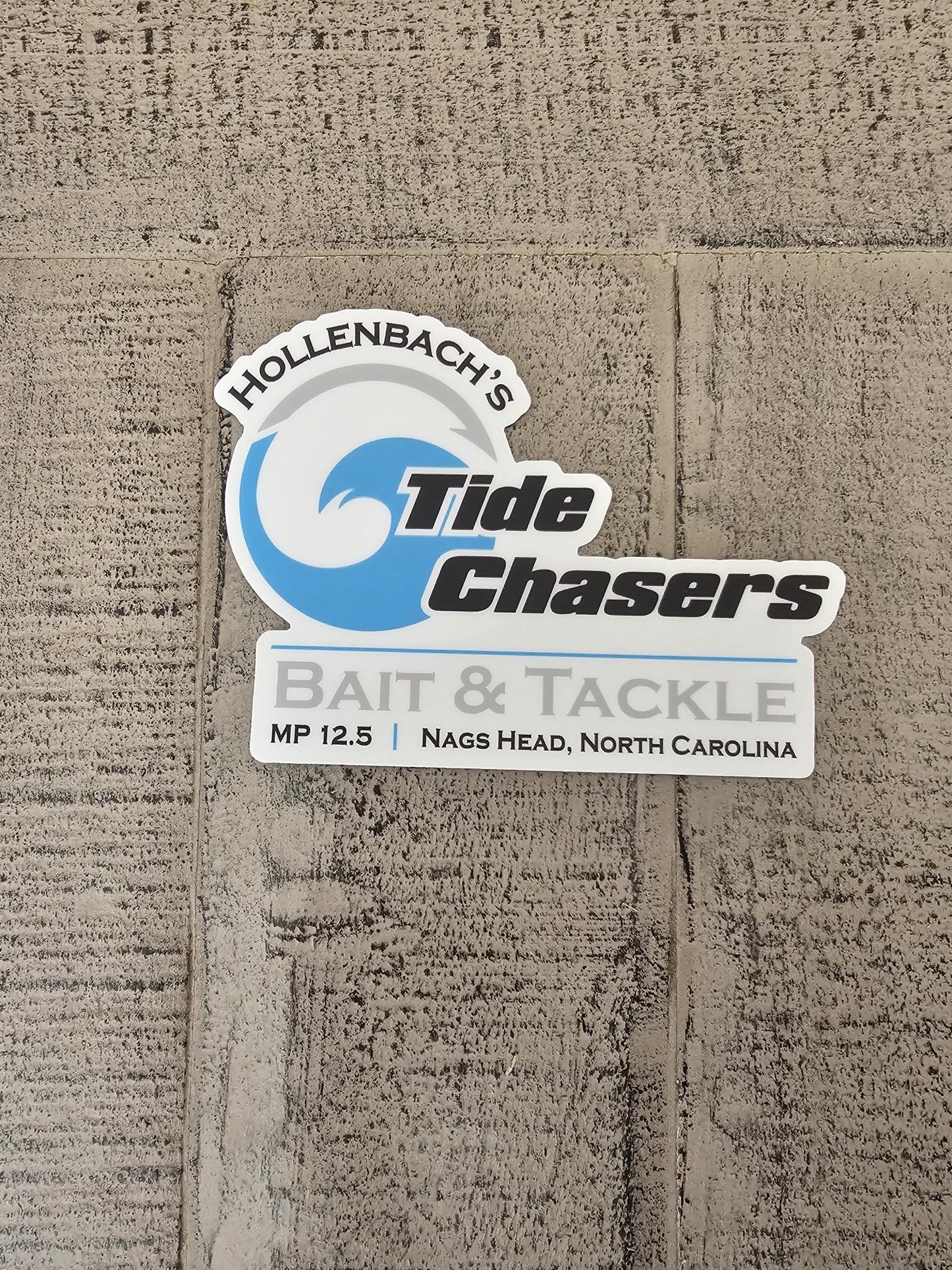 Tide Chasers Bait & Tackle Logo Vinyl sticker