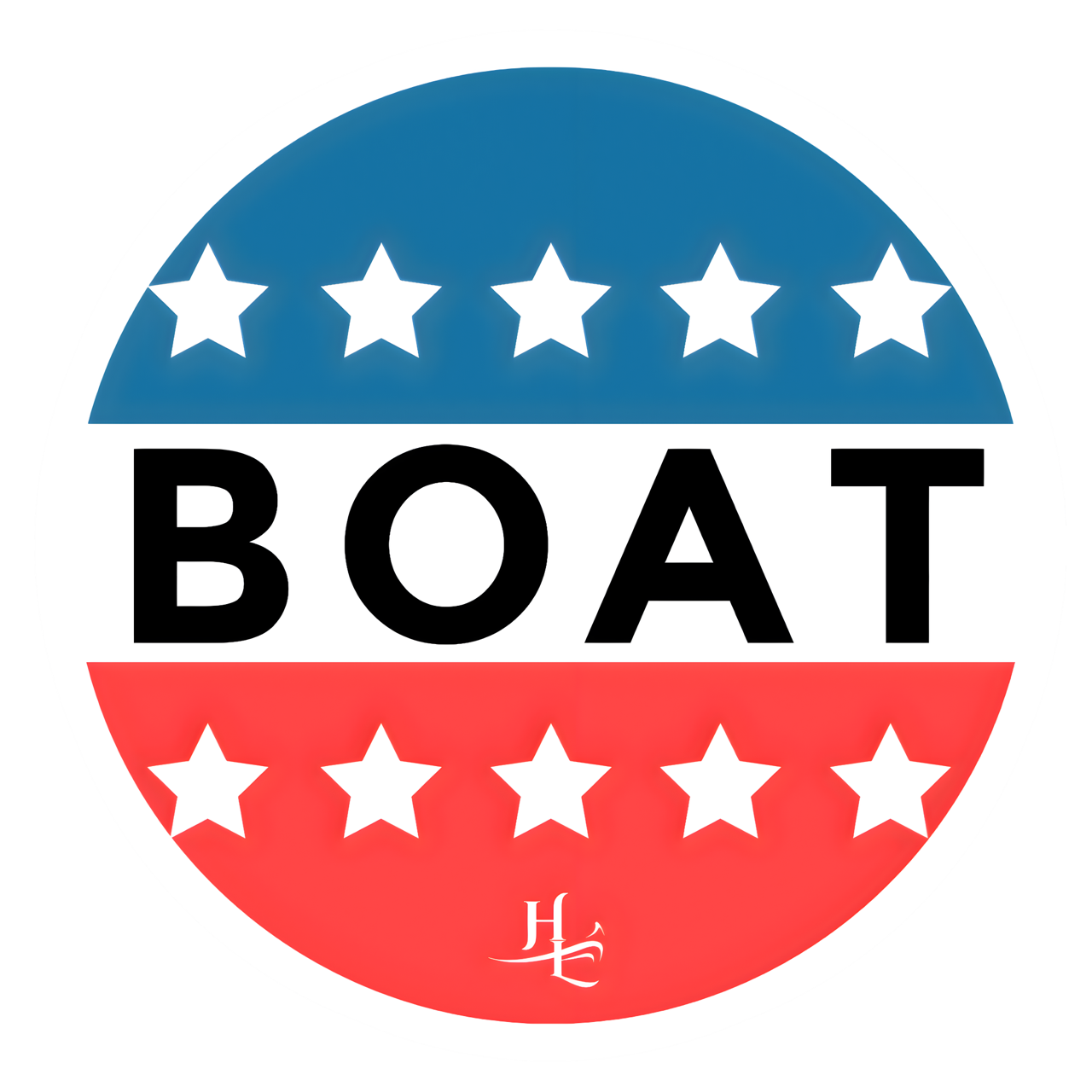 Just Vote "BOAT" vinyl sticker