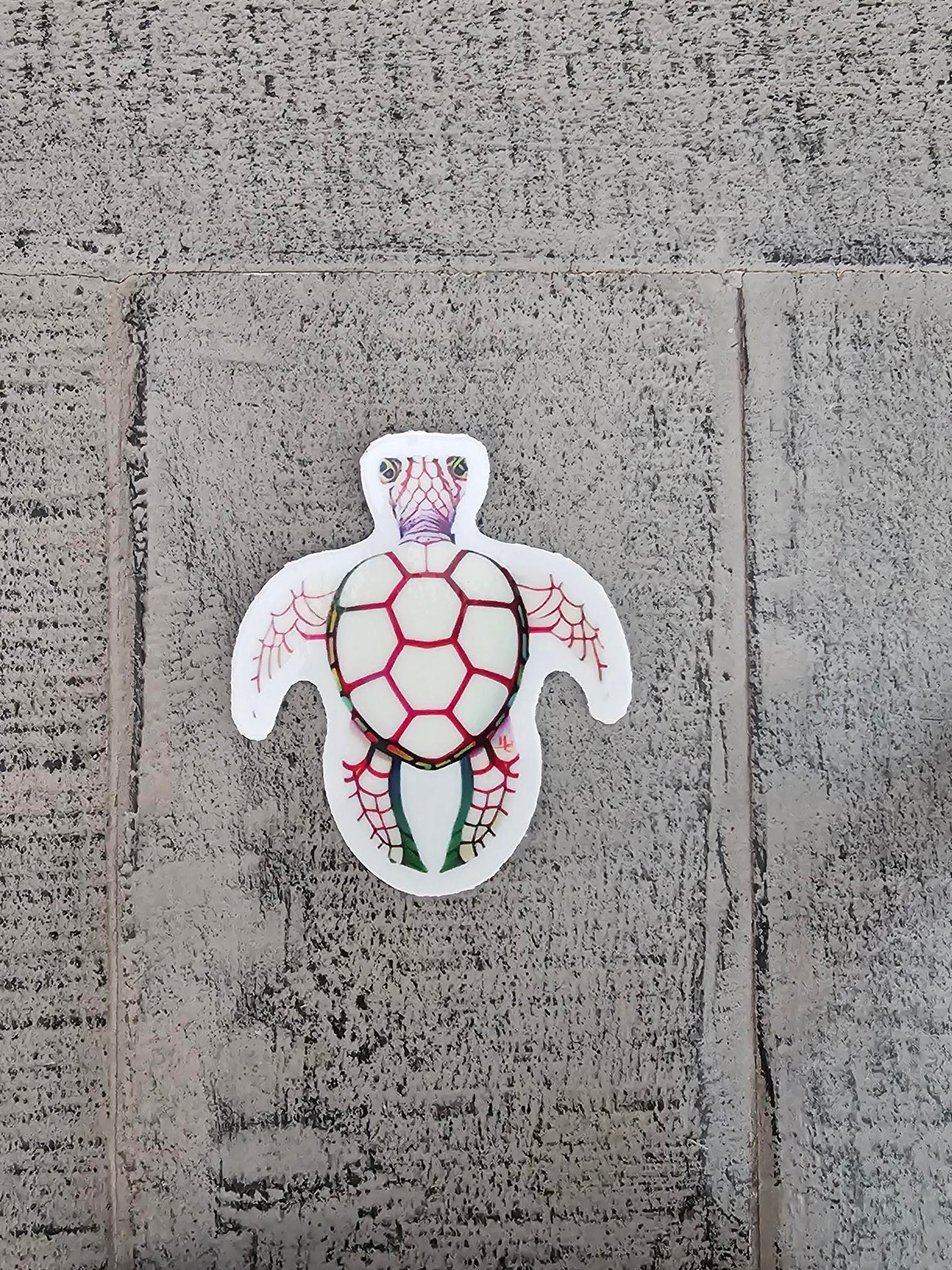 Hatteras Life Clear Vinyl Turtle Sticker