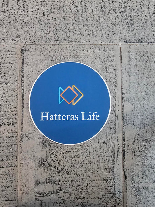 Hatteras Life Logo Sticker - Color