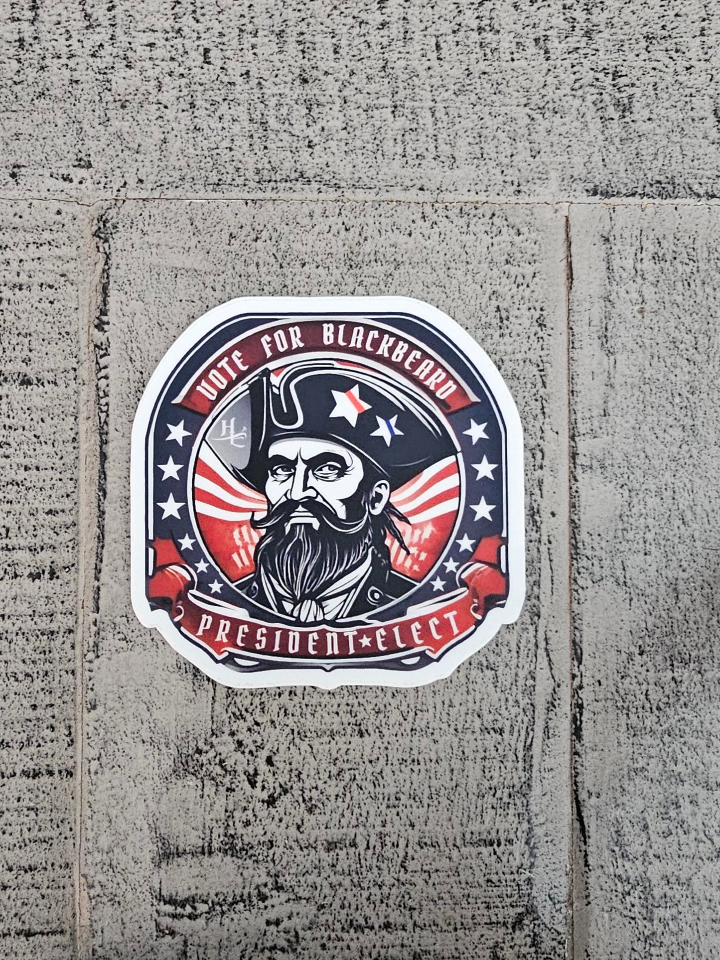 Hatteras Life - Vote For Blackbeard Vinyl Sticker