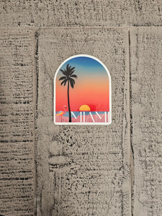 Miami Arch Sticker