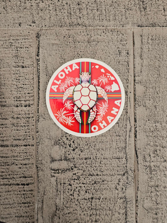Aloha Ohana Vinyl Sticker
