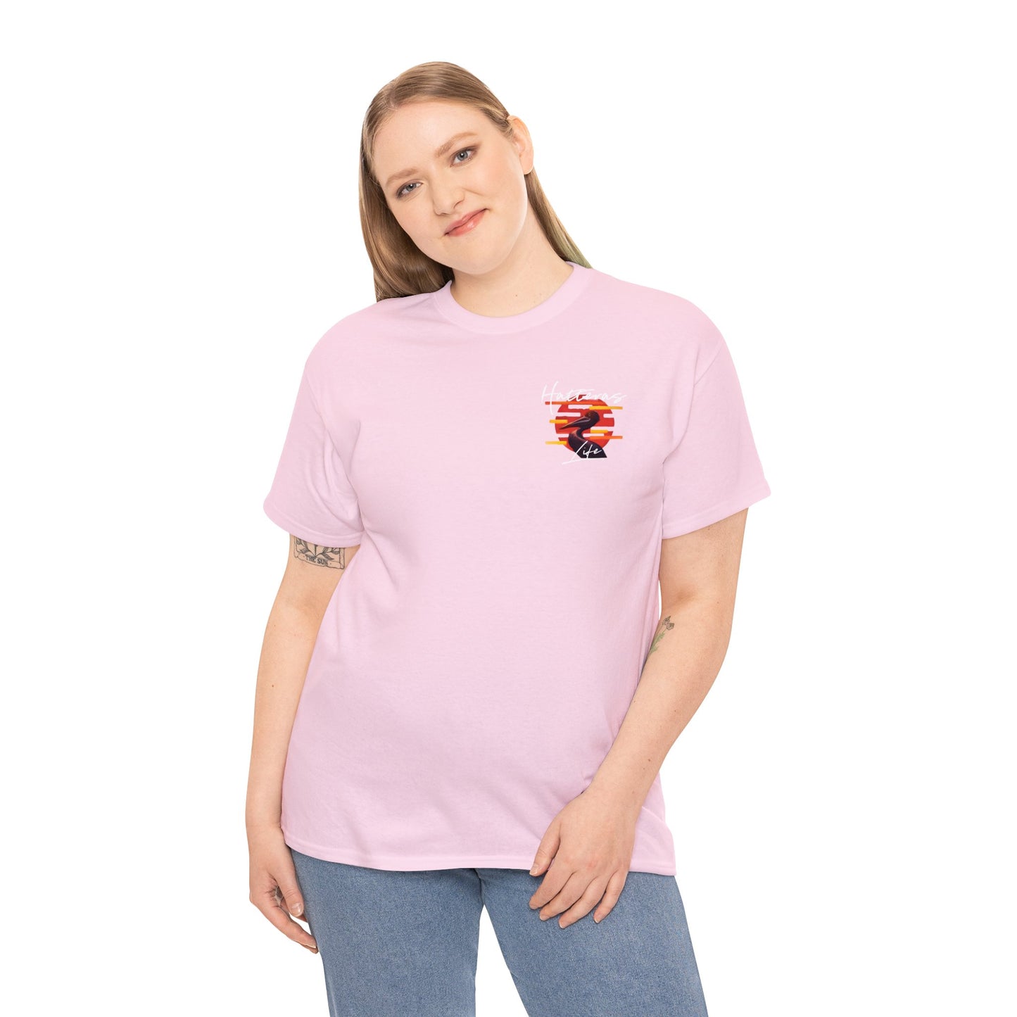 Unisex Heavy Cotton Tee - Pelican Logo