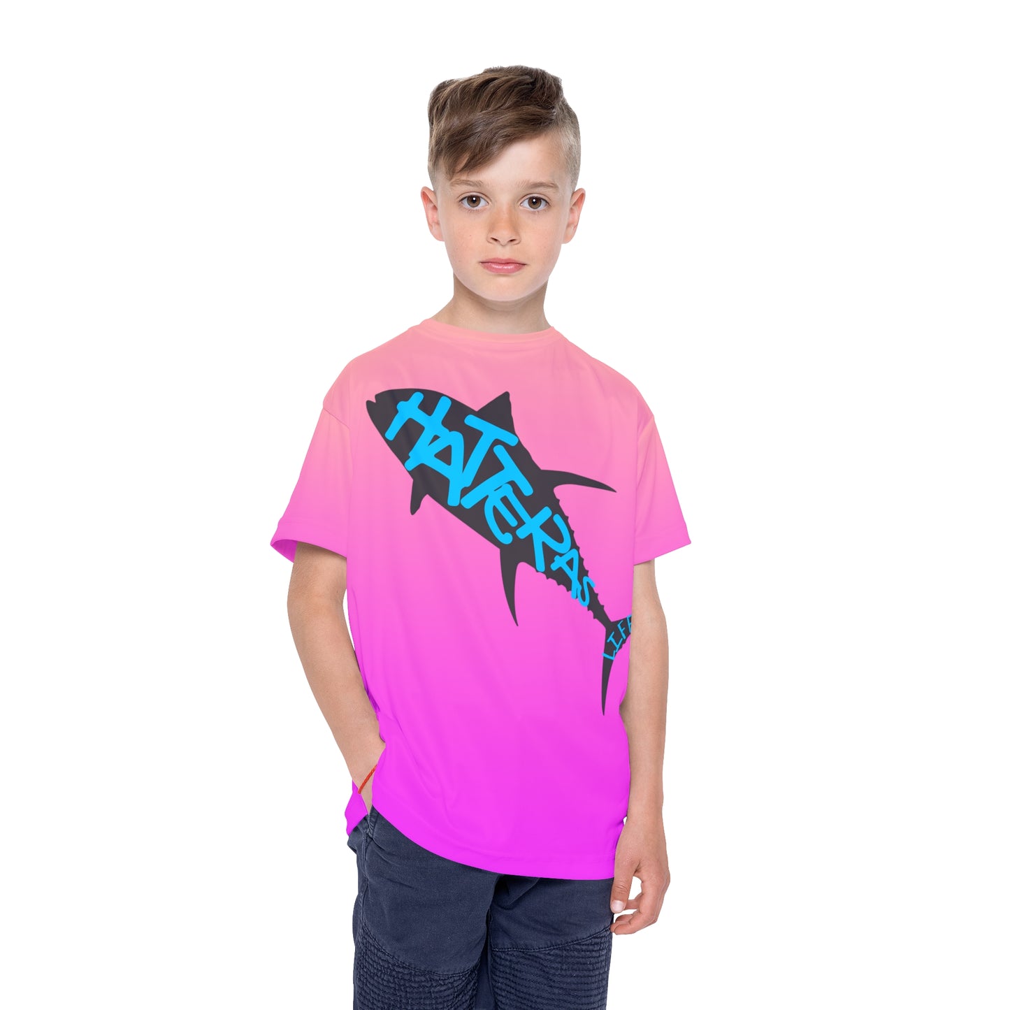 Hatteras Tides Kids Sports Jersey - Pink