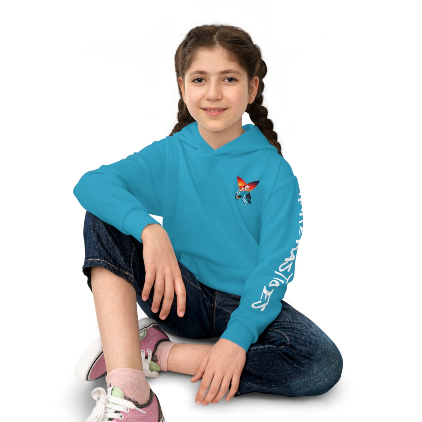 Tides Children's Hoodie (Turquoise)