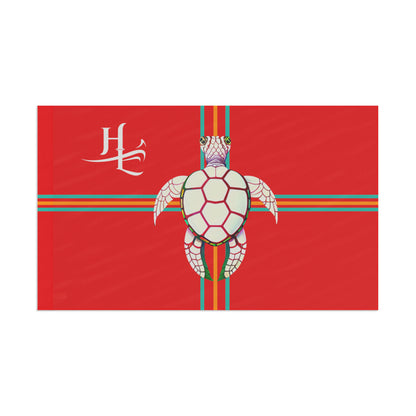 One-Sided Sea Turtle Flag