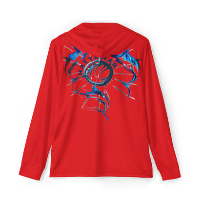 Fishing Hoodie (Red)