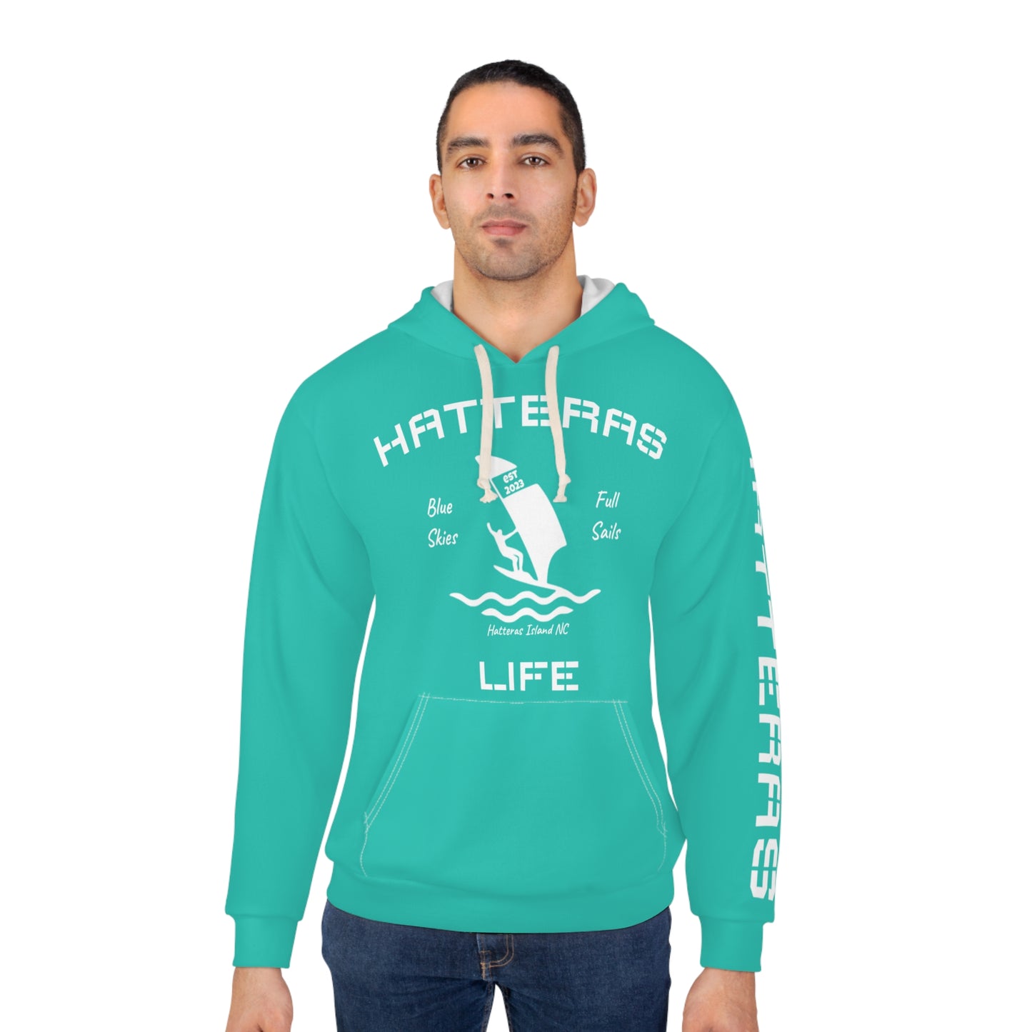 Sea Green Pullover Hoodie