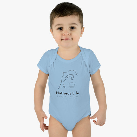 Infant Baby Rib Bodysuit - Living by the Tide