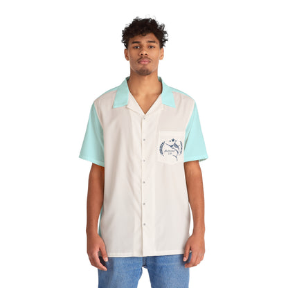 Beach Shirt Blue/White