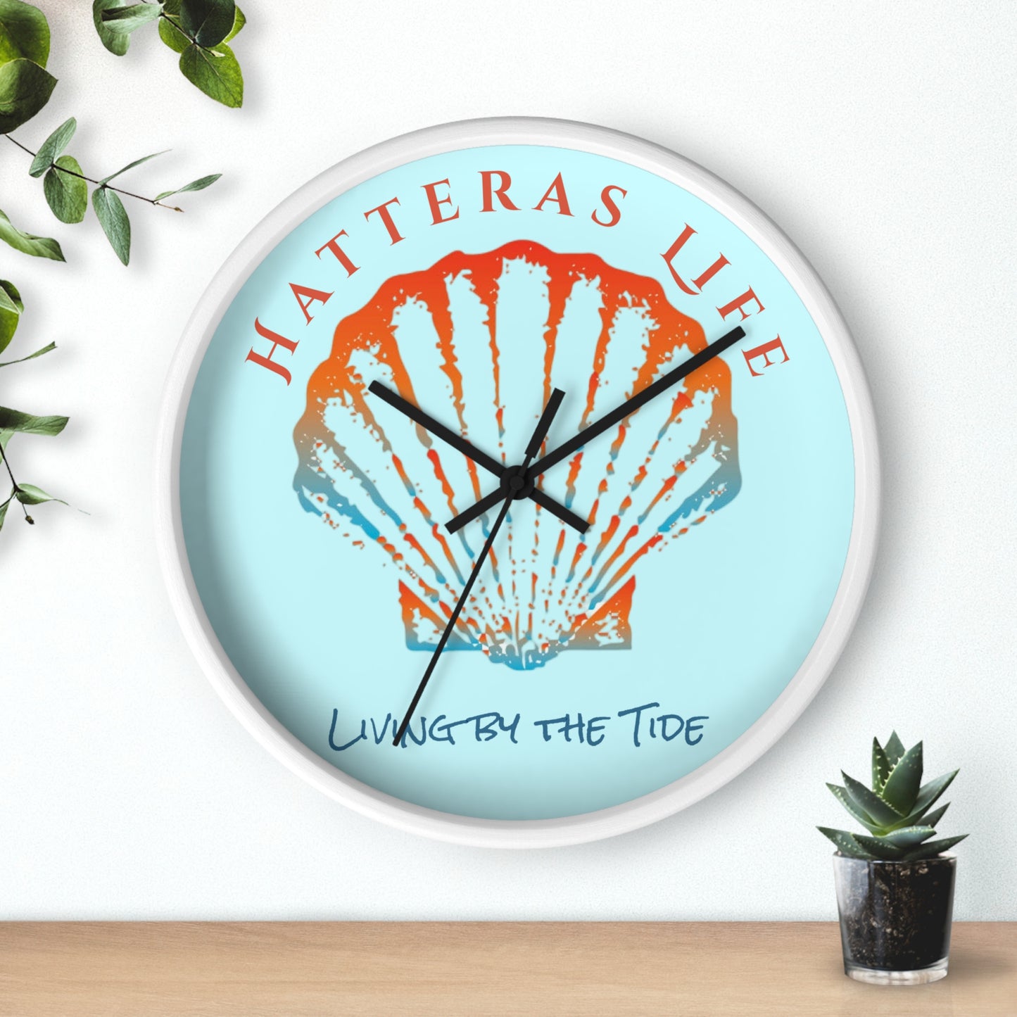 Wall Clock - Hatteras Life Shell