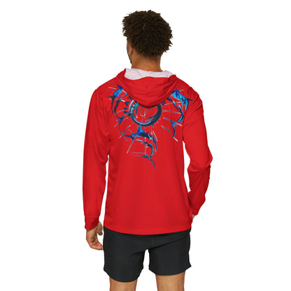 Fishing Hoodie (Red)