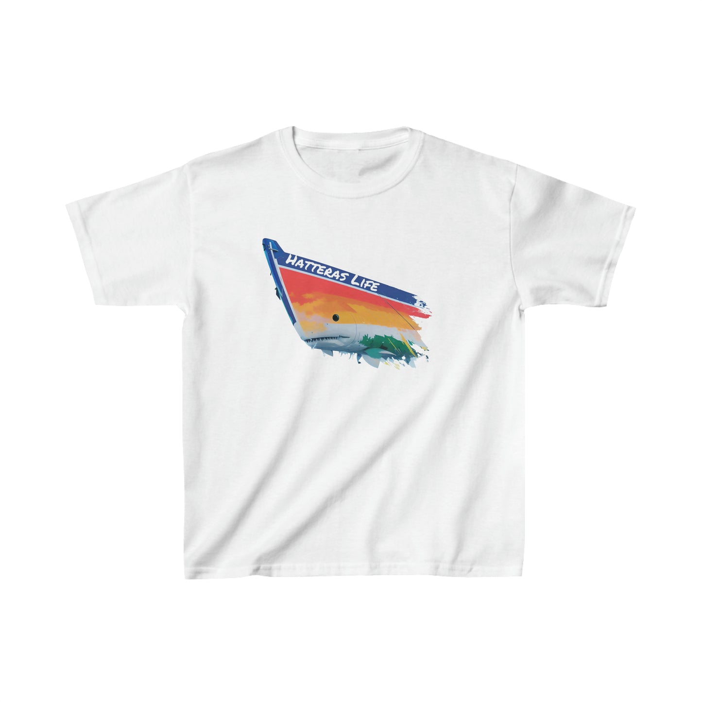 Mahi Boat Kids Heavy Tee