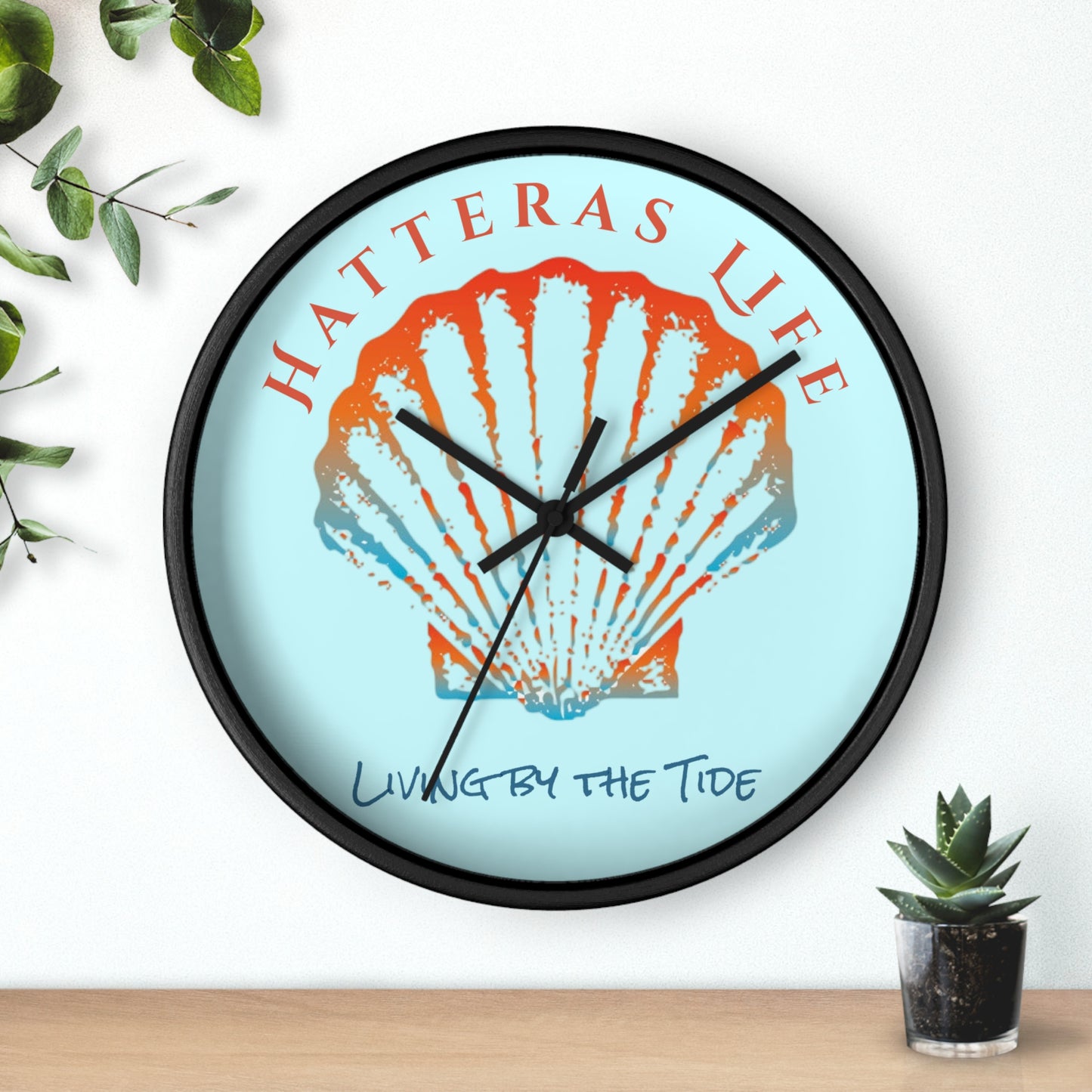 Wall Clock - Hatteras Life Shell