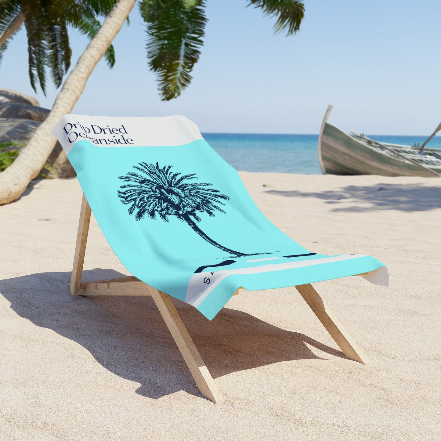 Drip Dried Beach Towel