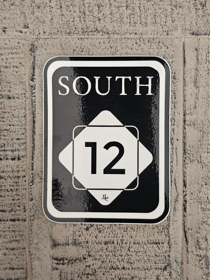 South Hwy 12 Sticker